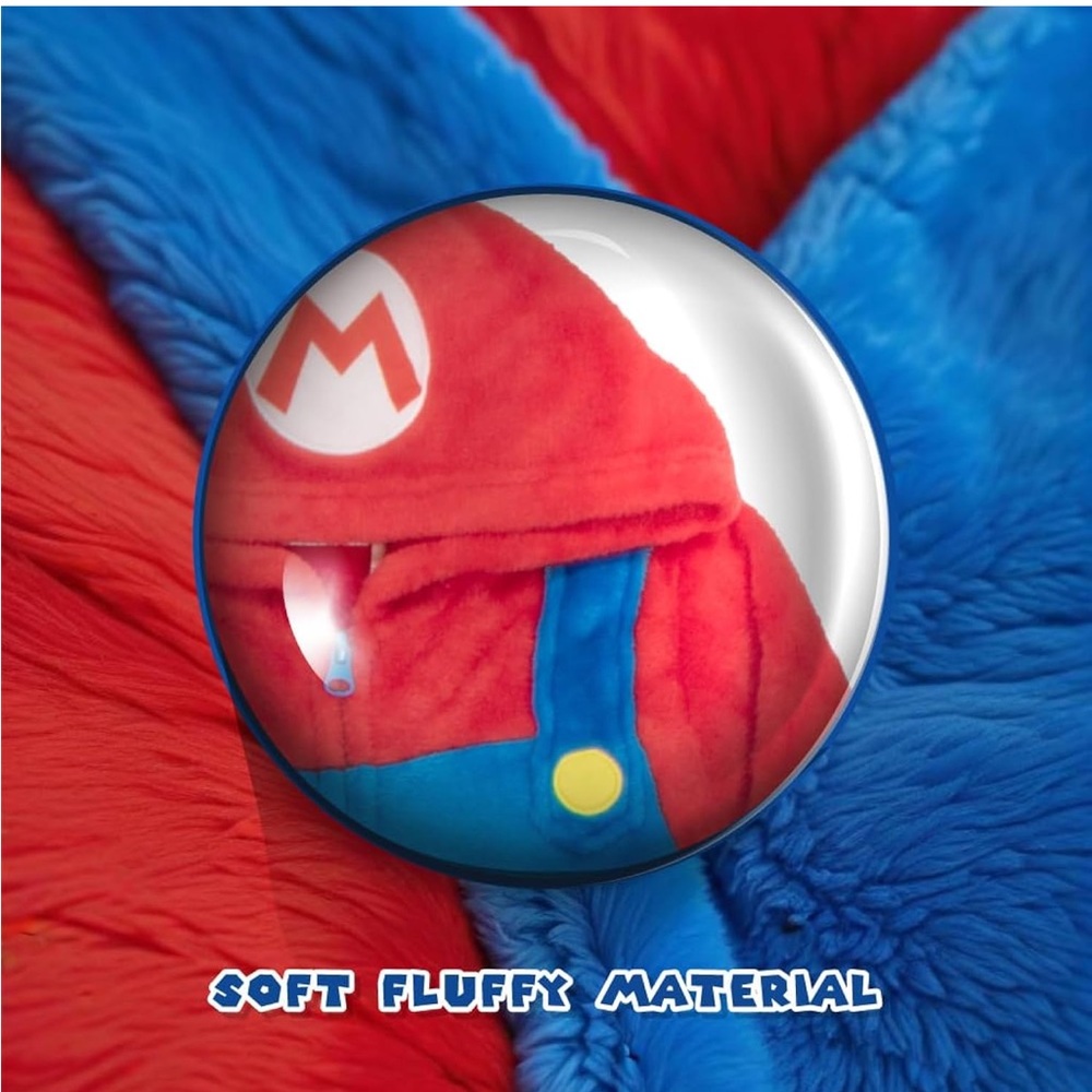 Nintendo Super Mario Brothers Boys Long Sleeve Onesie Halloween and cosplay 4t - Picture 4 of 7